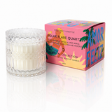 Candle Solar Flare Quartz - Sun-Warmed Vanilla, Pop Apple, Waterlily Air + Crystalline Woods