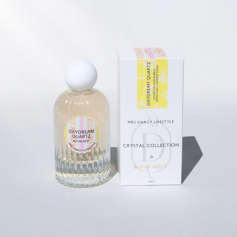 Room Mist Daydream Quartz - Lychee Pop, Rosé Bubbles, Lemon Zing + Whipped Sugar