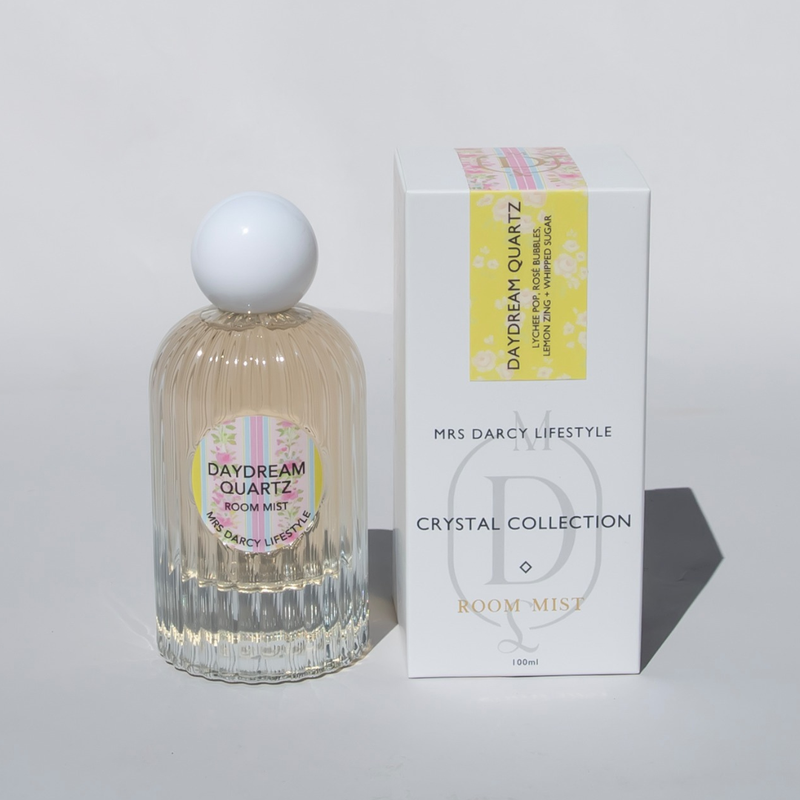 Room Mist Daydream Quartz - Lychee Pop, Rosé Bubbles, Lemon Zing + Whipped Sugar