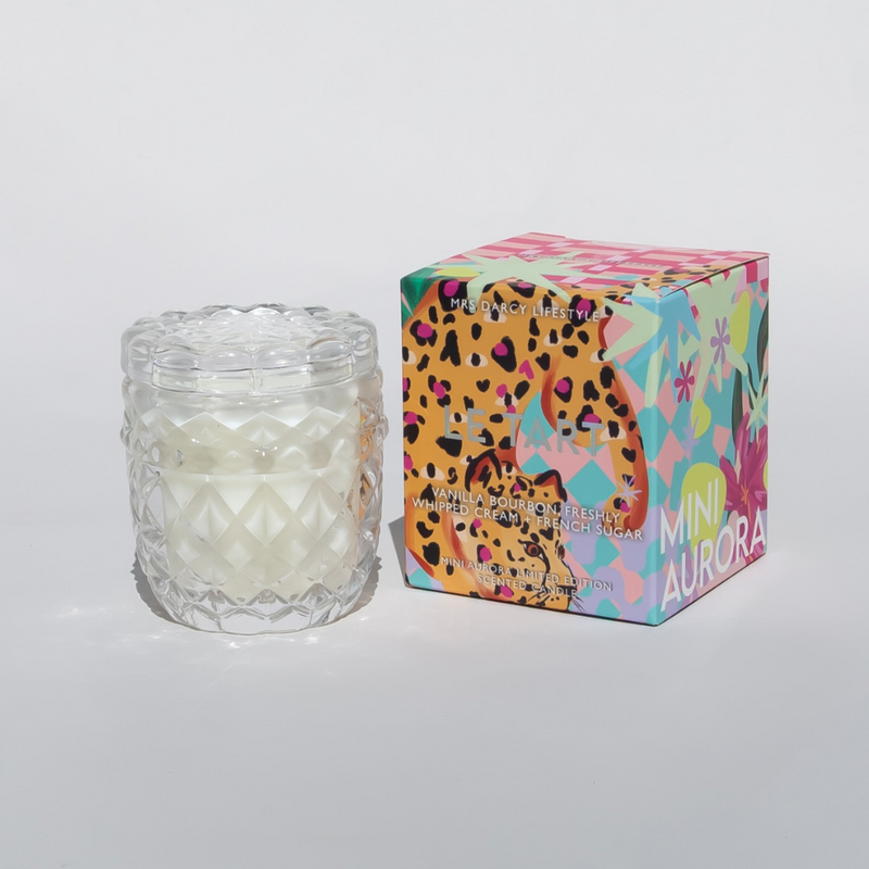 Aurora Mini Candle - Le Tart - Vanilla Bourbon, Freshly Whipped Cream + French Sugar