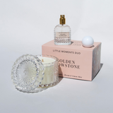 Little Moments Duo Golden Glowstone - Soft Vanilla Bloom, Violet Haze, Glazed Skin Sugar + Blonde Woods