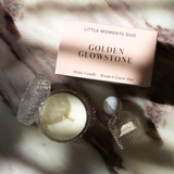 Little Moments Duo Golden Glowstone - Soft Vanilla Bloom, Violet Haze, Glazed Skin Sugar + Blonde Woods