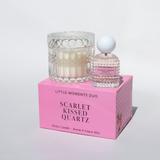 Little Moments Duo Scarlet Kissed Quartz - Orchard Cherries, Velvet Petals + Smooth Vanilla Woods