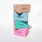 Little Moments Duo Golden Glowstone - Soft Vanilla Bloom, Violet Haze, Glazed Skin Sugar + Blonde Woods