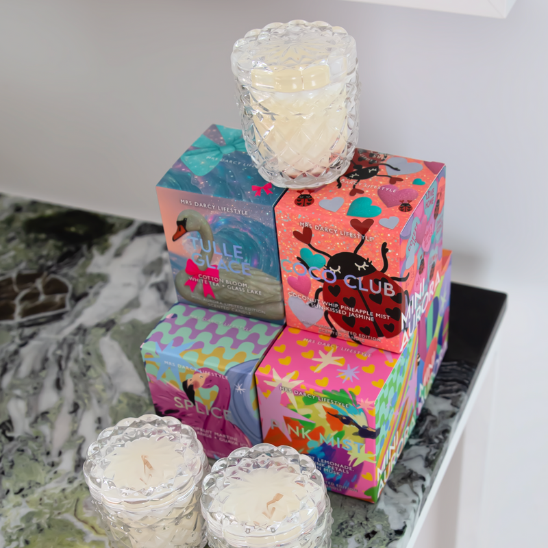 Aurora Mini Candle - Coco Club - Coconut Whip, Pineapple Mist + Sun-Kissed Jasmine