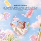 Aurora Mini Candle - Dot Up, Buttercup - Juicy Popsicle, Freshly Cut Wild Blooms + Sunlit Australian Sandalwood