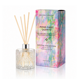 Diffuser Pond Fairy Quartz - Crisp Green Apple, Dewy Water Lily, Blush Rose Petals + Sweet Musk