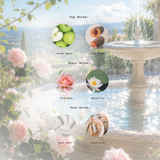 Diffuser Pond Fairy Quartz - Crisp Green Apple, Dewy Water Lily, Blush Rose Petals + Sweet Musk