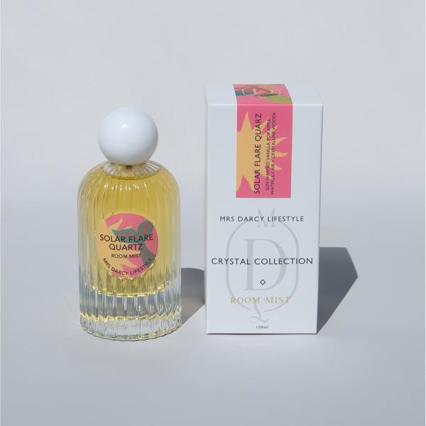 Room Mist Solar Flare Quartz - Sun-Warmed Vanilla, Pop Apple, Waterlily Air + Crystalline Woods