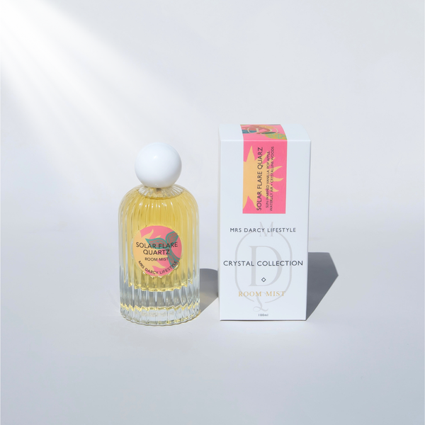 Room Mist Solar Flare Quartz - Sun-Warmed Vanilla, Pop Apple, Waterlily Air + Crystalline Woods