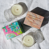 Candle (Petite) Sugar Aura - Peach Fizz, Guava Nectar, Vanilla Foam + Golden Sugar Musk