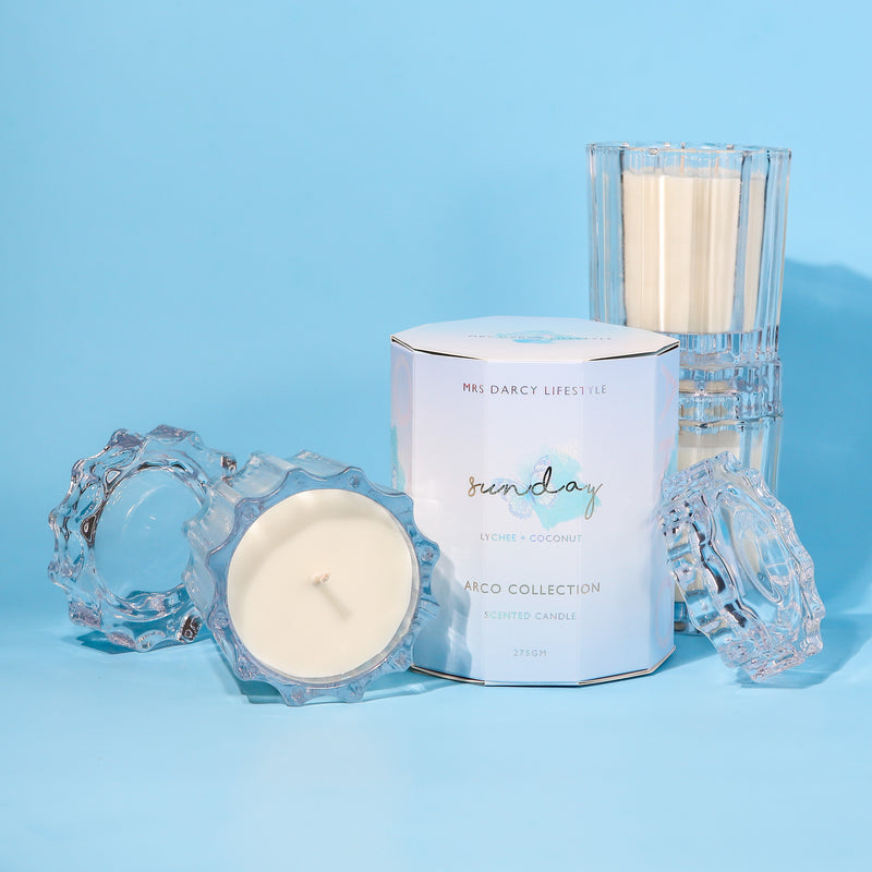 Arco Candle - Sunday - Lychee + Coconut