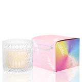 Candle Aura Quartz - Rose , Sweet Citrus + White Blossom (Limited Edition)