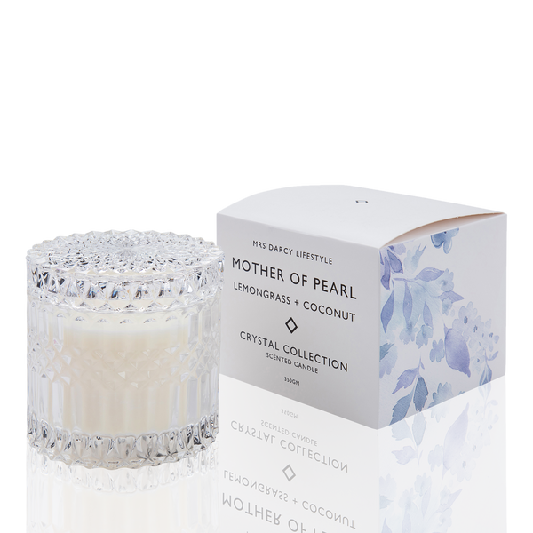 Candle Mother Of Pearl - Lemongrass + Coconut