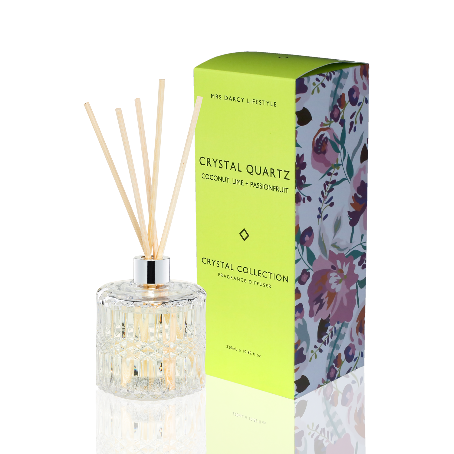 Diffuser Crystal Quartz - Coconut, Lime + Passionfruit – MRS DARCY