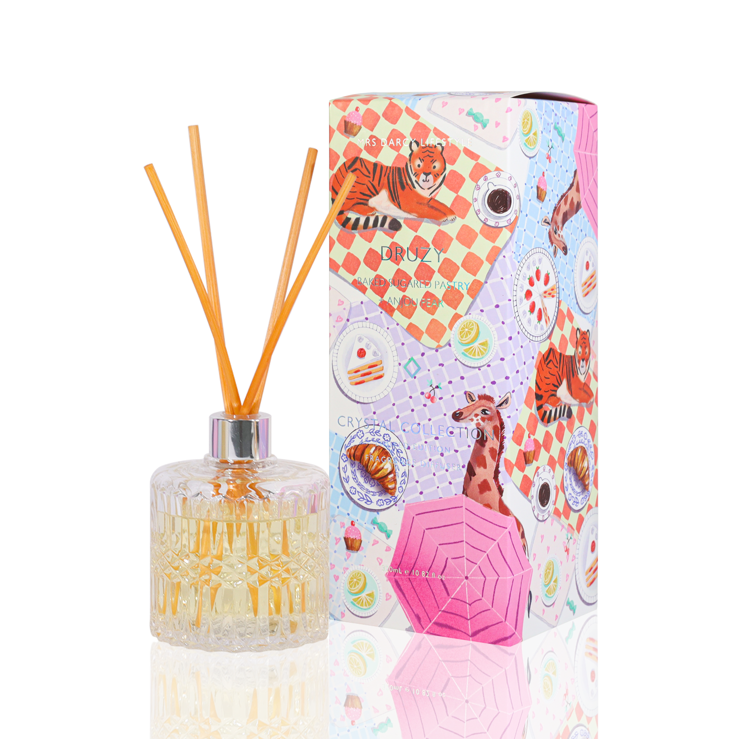 Diffuser Druzy - Baked Sugared Pastry + Anjou Pear – MRS DARCY