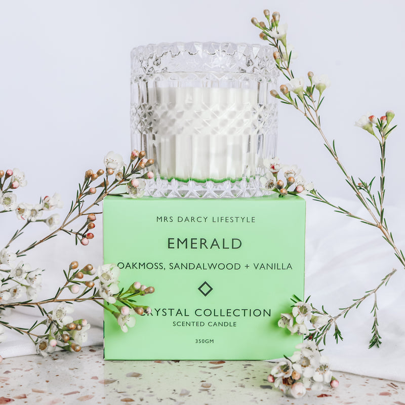 Candle Emerald - Oakmoss, Sandalwood + Vanilla
